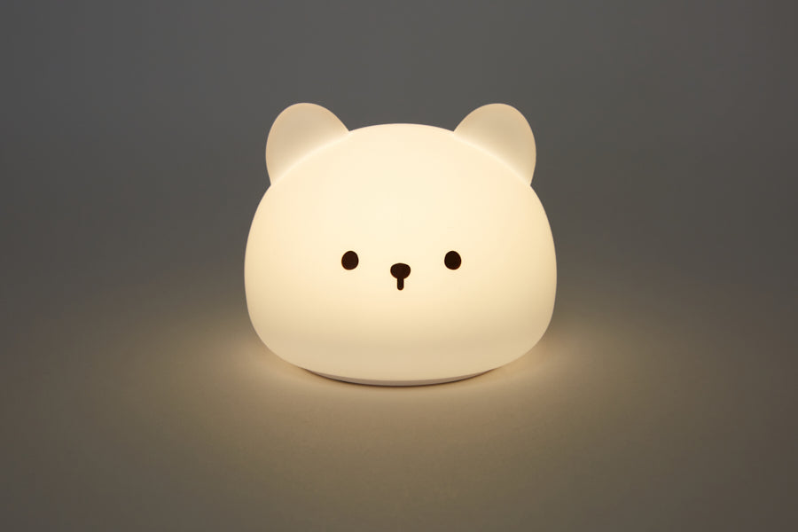 SILICONE NIGHT LIGHT BEAR HEAD