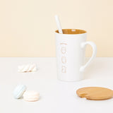 MUG WITH LID & SPOON: TRIO BEAR (440ML)
