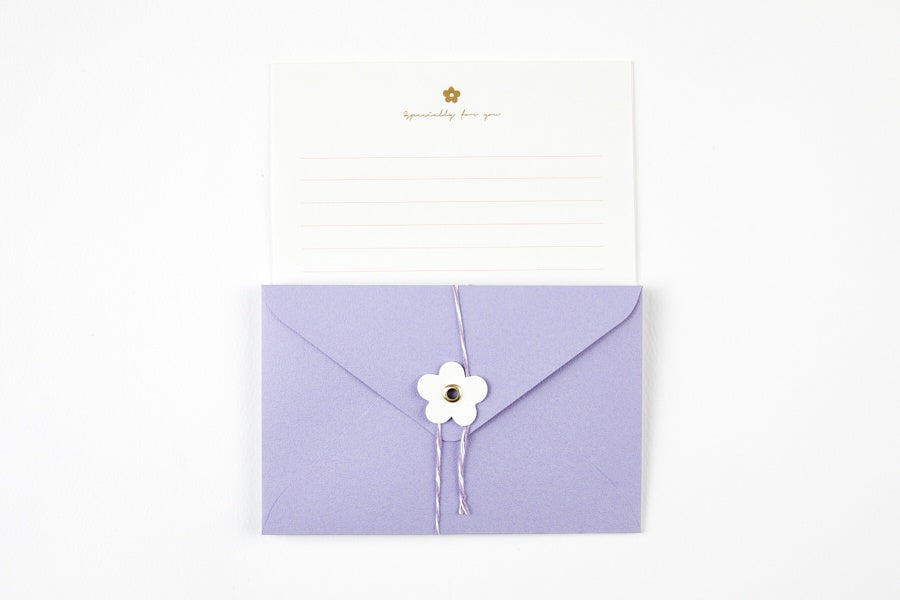 LETTER PAPER EYELET FLOWER