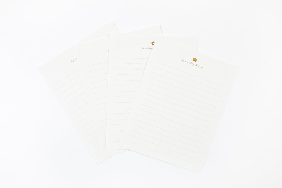 LETTER PAPER EYELET FLOWER