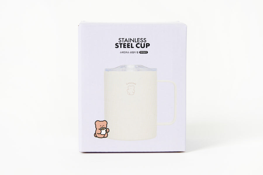 STAINLESS STEEL CUP TUMBLER IVORY GOMI 350ML