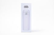 BUTTON TUMBLER PURPLE CAT 320ML