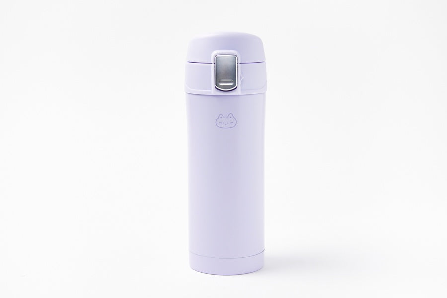 BUTTON TUMBLER PURPLE CAT 320ML