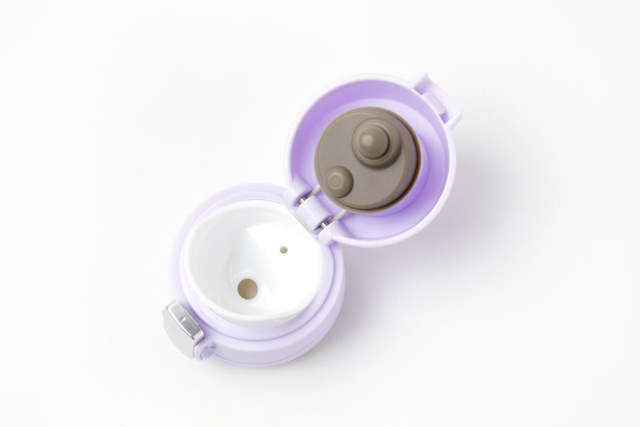 BUTTON TUMBLER PURPLE CAT 320ML