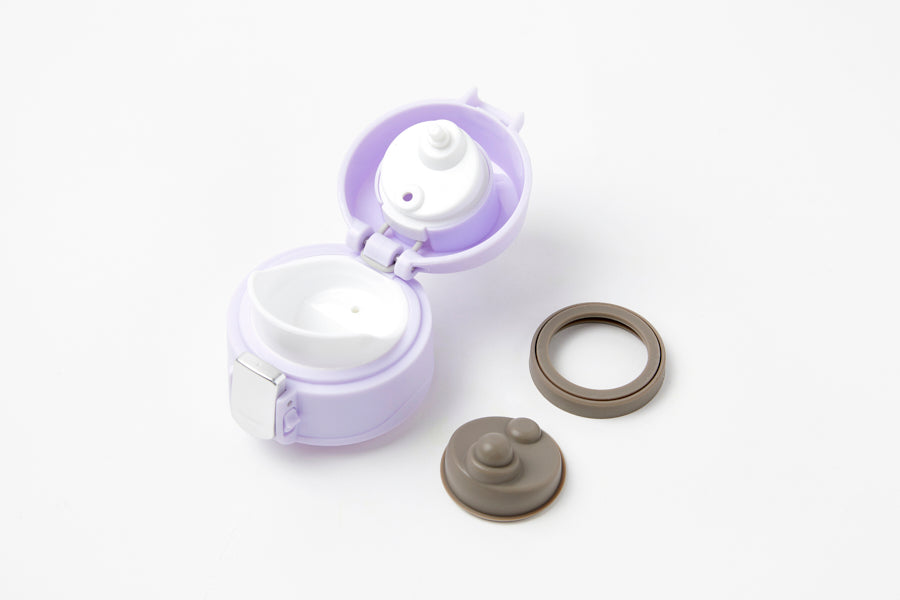 BUTTON TUMBLER PURPLE CAT 320ML