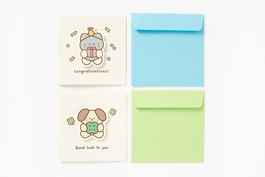 Card Congratulations & Luck Pop-out Set