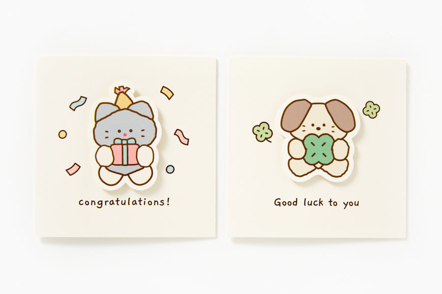 Card Congratulations & Luck Pop-out Set