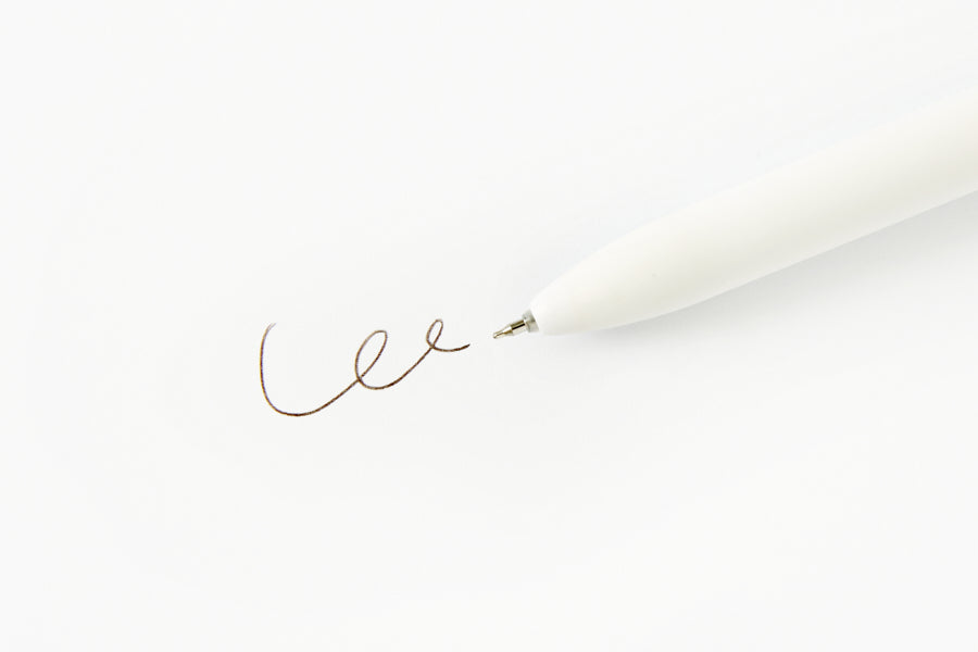SIMPLE ERASABLE BALLPOINT PEN WHITE
