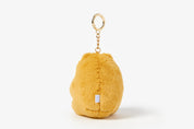 BAG CHARM CHUBBY CHEEK HAMSTERS BROWN
