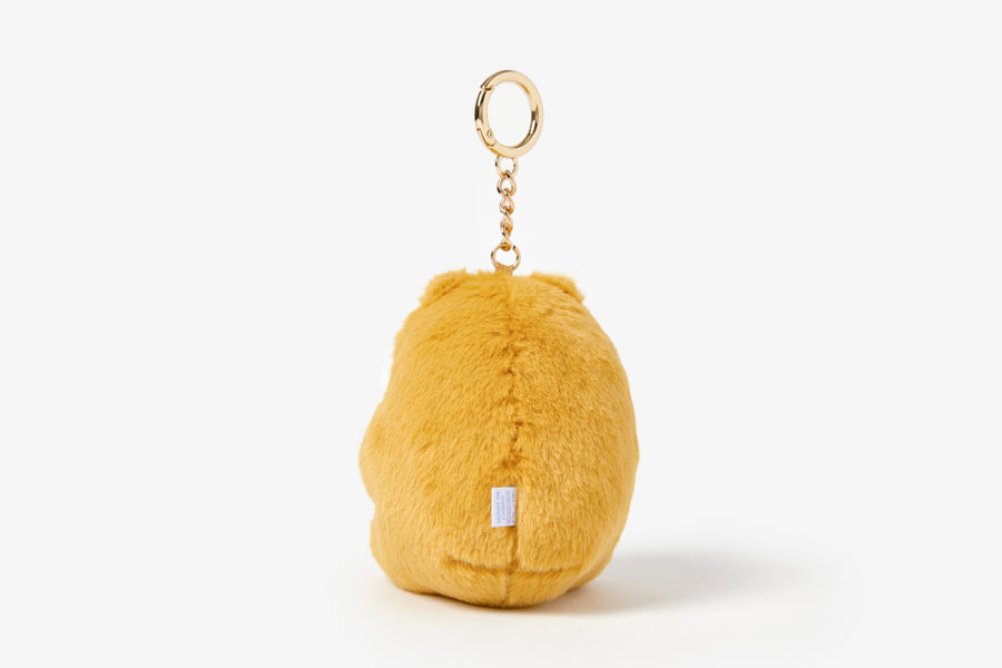 BAG CHARM CHUBBY CHEEK HAMSTERS BROWN