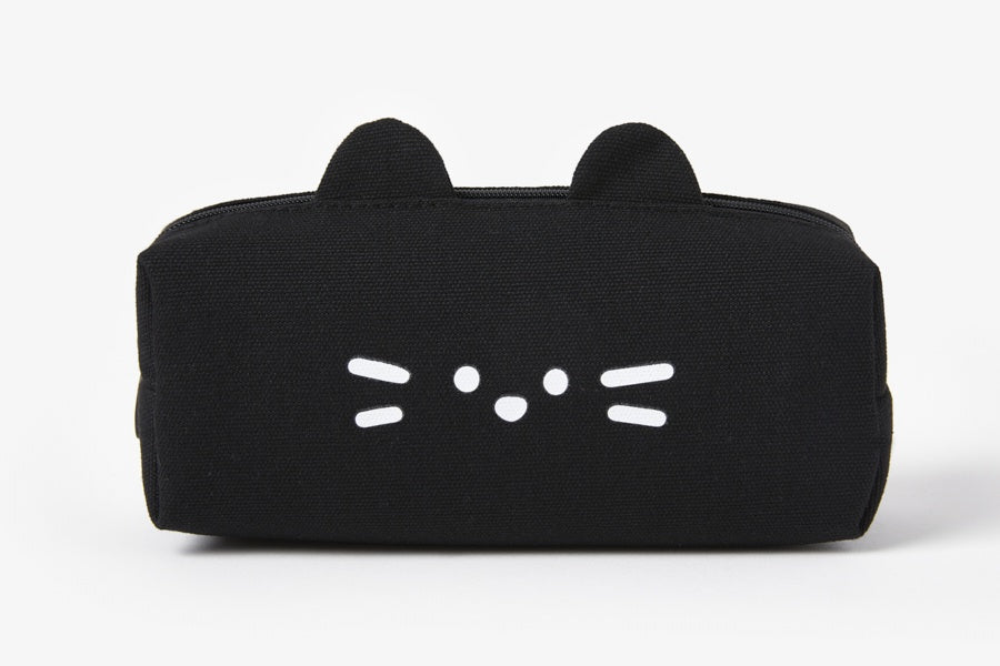 MULTI POUCH COTTON BLACK CAT