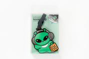 LUGGAGE TAG SILICONE HIP ALIEN