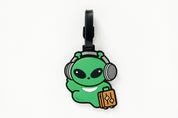 LUGGAGE TAG SILICONE HIP ALIEN