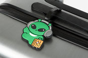 LUGGAGE TAG SILICONE HIP ALIEN
