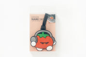 LUGGAGE TAG SILICONE HIP TOMATO