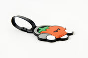 LUGGAGE TAG SILICONE HIP TOMATO