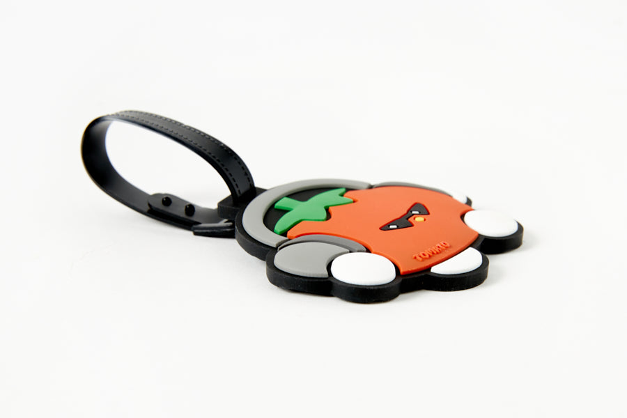 LUGGAGE TAG SILICONE HIP TOMATO