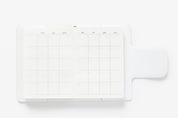 SCHEDULER WHITE DIARY WITH MAGNETIC COVER A7