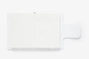 SCHEDULER WHITE DIARY WITH MAGNETIC COVER A7
