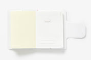 SCHEDULER WHITE DIARY WITH MAGNETIC COVER A7