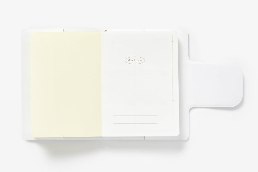 SCHEDULER WHITE DIARY WITH MAGNETIC COVER A7