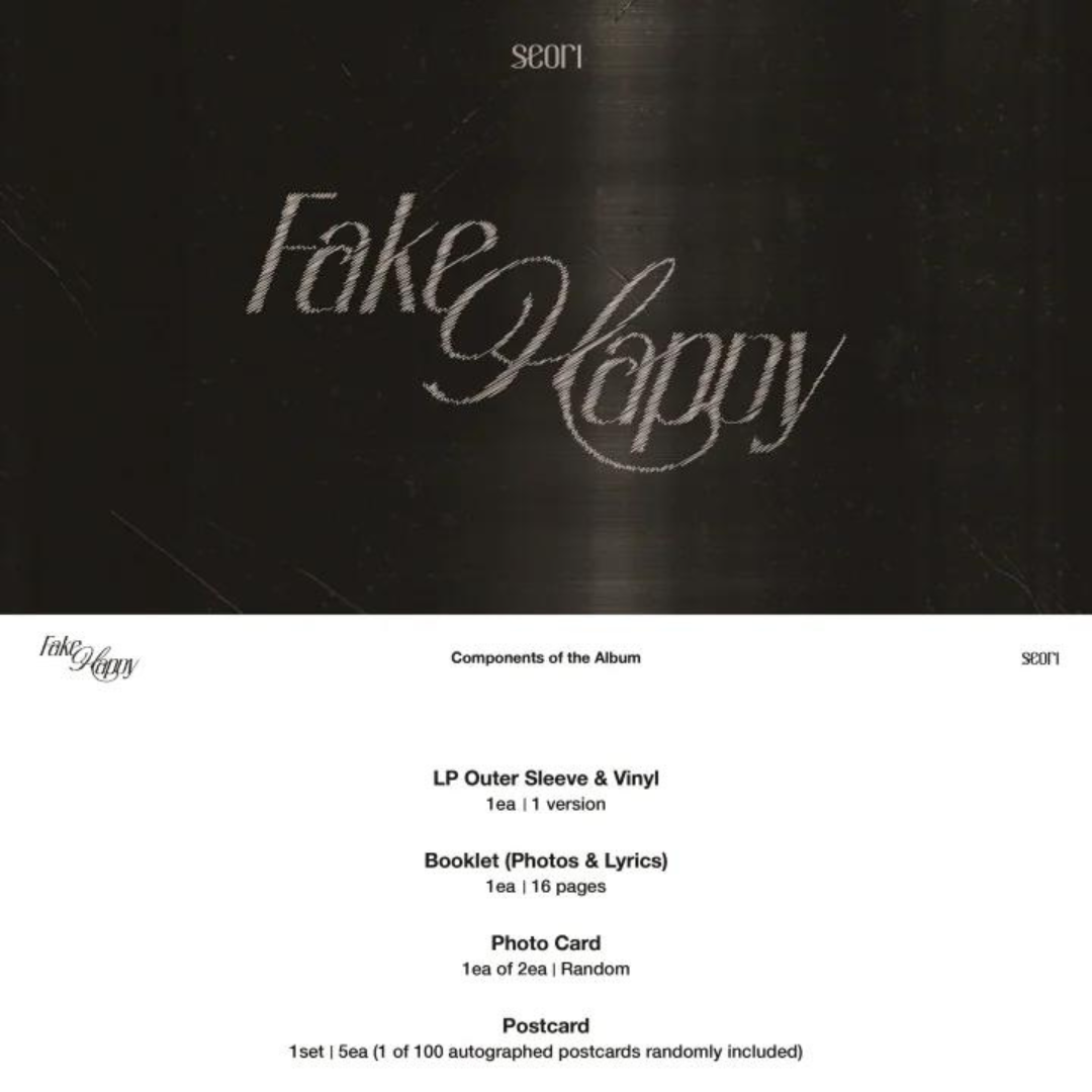 [Pre-Order] SEORI - Fake Happy LP