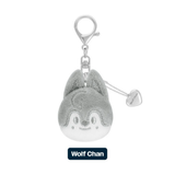 Stray Kids dominATE : celebrATE MD SKZOO FACE KEYRING SILVER Ver. (8 VERSIONS)