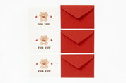 INVITATION CARD FOR YOU HEART BEAR