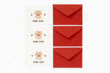 INVITATION CARD FOR YOU HEART BEAR