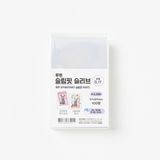 Slim Fit Photo Card Sleeve Clear 0.1T