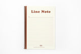 NOTE SIMPLE RED WHITE LINE