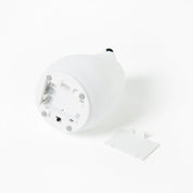 White mechanical component on a white background