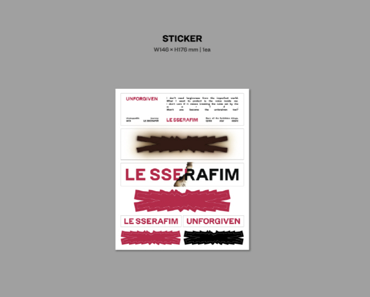 Le Sserafim 1st Studio Album: Unforgiven