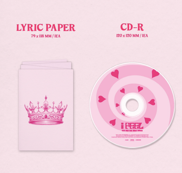 (G)I-dle 6th Mini Album "I Feel" (Jewel Case Ver.)