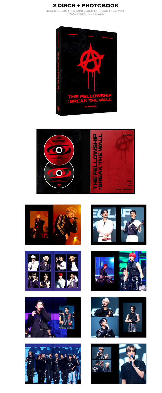ATEEZ "WORLD TOUR [THE FELLOWSHIP : BREAK THE WALL] IN SEOUL" (DVD)