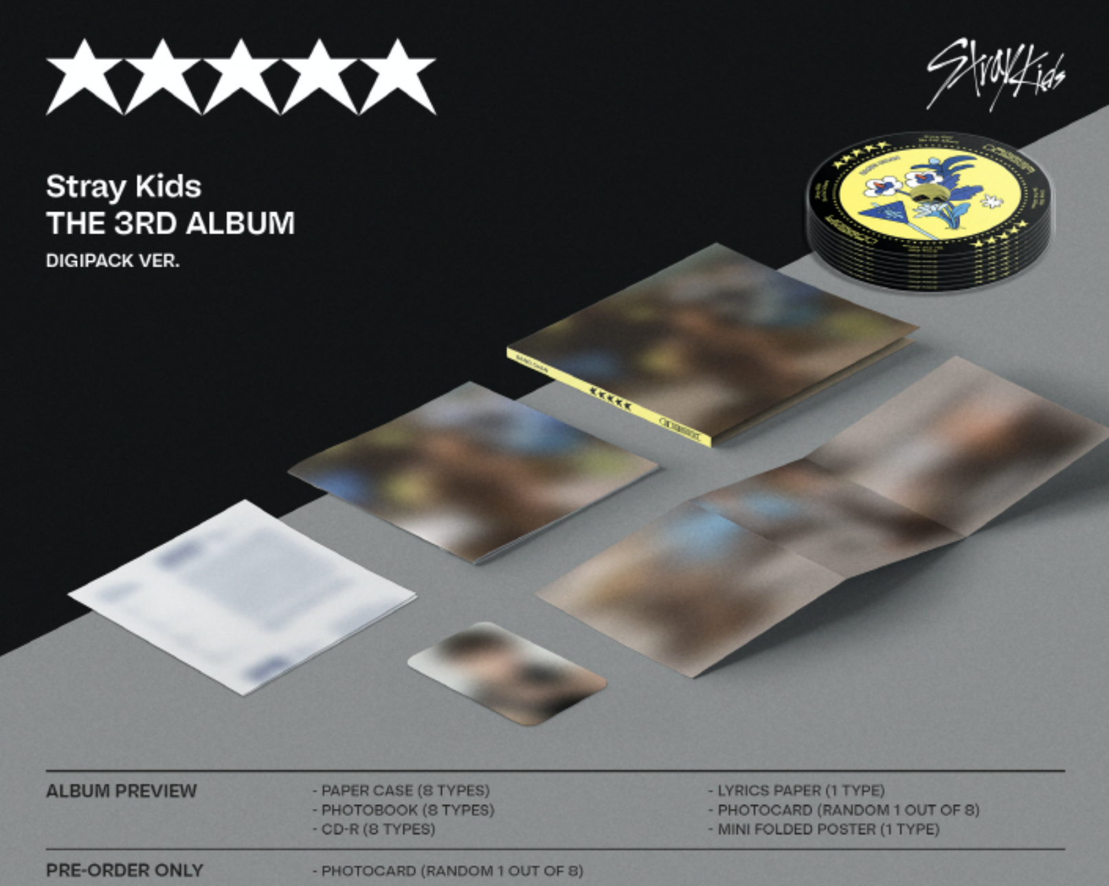 Stray Kids Vol.3: ★★★★★ 5-Star [Digipack Ver.]