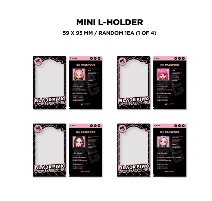 BLACKPINK The Game Coupon Card