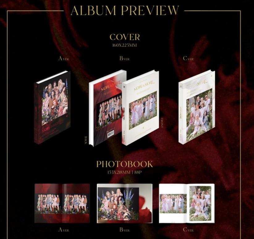 TWICE 9th Mini Album "MORE & MORE"
