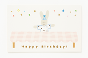 DIY Rabbit Birthday Card