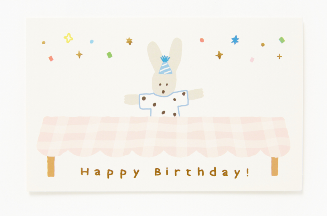 DIY Rabbit Birthday Card