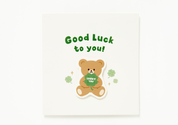 Good Luck Bear Card