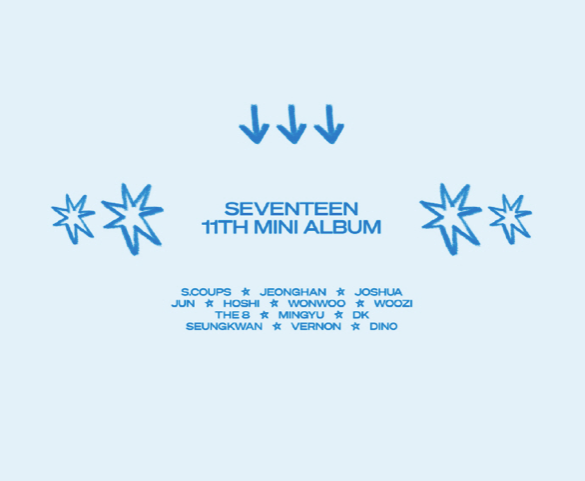 SEVENTEEN - 11TH MINI ALBUM [SEVENTEENTH HEAVEN] CARAT VER (RANDOM VERSION)