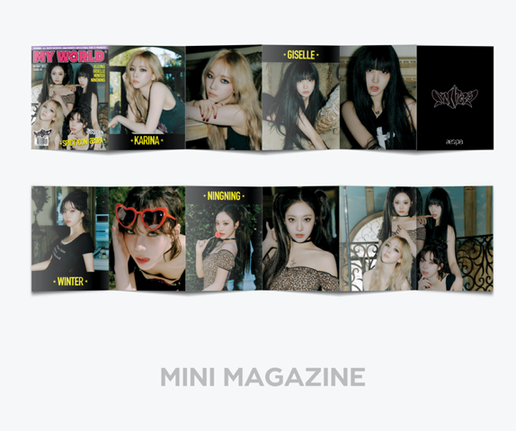 aespa Official MD "MY WORLD" Cushion Key Ring