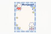 Letter Bonjour Rabbit