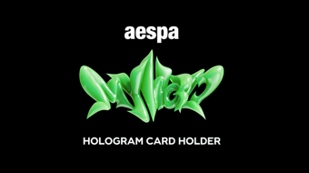 aespa "MY WORLD" Hologram Card Holder