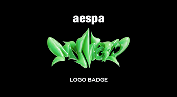aespa "MY WORLD" Logo Badge