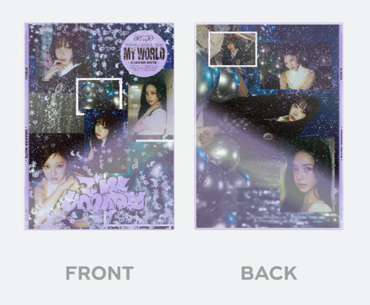 aespa Official MD "MY WORLD" Shaker Note