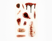 Halloween Tattoo Sticker Scar Version 1