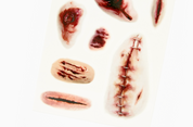 Halloween Tattoo Sticker Scar Version 1