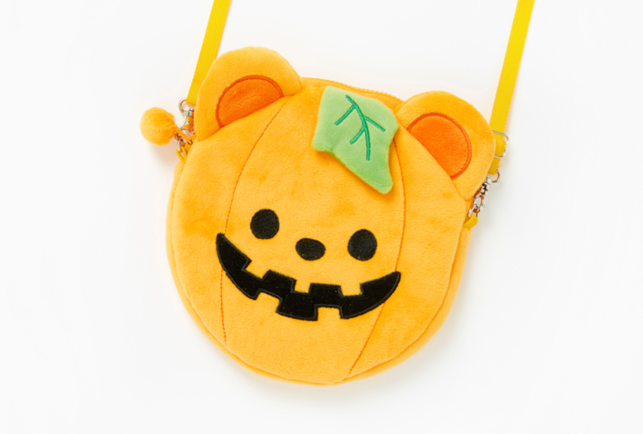 Halloween Pumpkin Bear Cross Bag